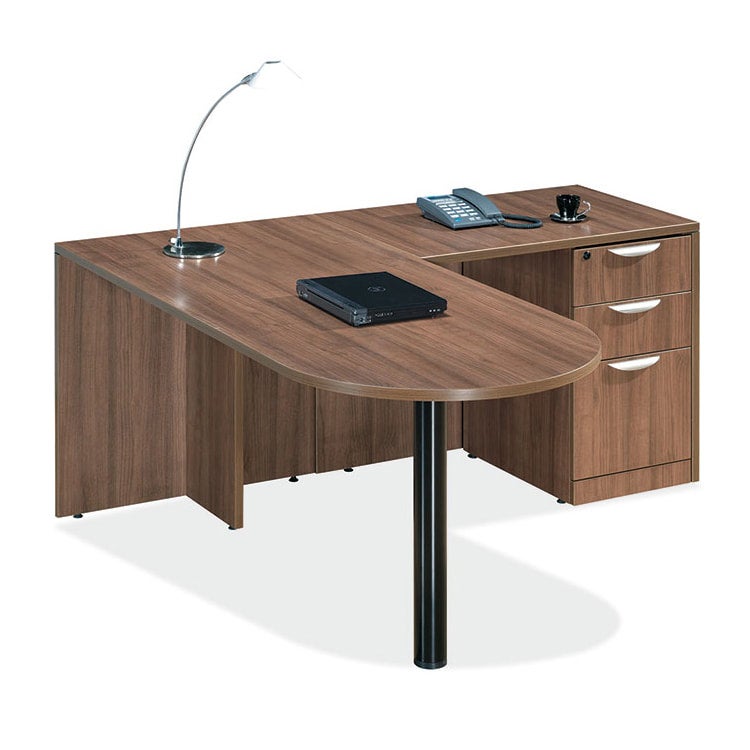 Ultra Bullet 71" x 83" LShaped Desk with Box/Box/File Pedestal